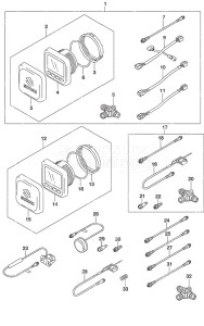 DF 150AP drawing Multi Function Gauge (2)