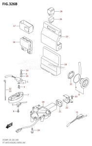 DF200A From 20003F-040001 (E03)  2020 drawing PTT SWITCH /​ ENGINE CONTROL UNIT (DF175AP)