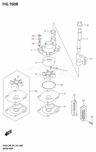 DF30A From 03003F-510001 (P01 P40)  2015 drawing WATER PUMP (DF25AR:P01)