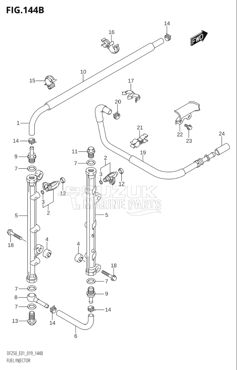 FUEL INJECTOR (E40)