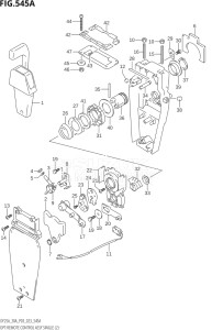 02504F-140001 (2021) 25hp P03-U.S.A (DF25A   DF25AT   DF25ATH   DT25K) DF25A drawing OPT:REMOTE CONTROL ASSY SINGLE (2) (DF25AT,(DF25ATH,DF30ATH):(022,023),DF30AT)