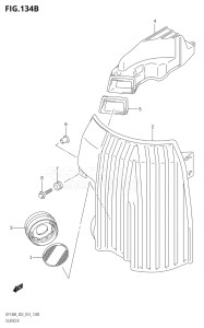 14003F-310001 (2013) 140hp E03-USA (DF140AT) DF140A drawing SILENCER (DF115AT:E03)