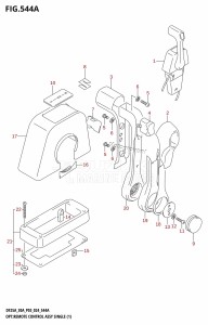 DF30AT From 03003F-440001 (P03)  2024 drawing OPT:REMOTE CONTROL ASSY SINGLE (1) (DF25AT,DF25ATH,DF30ATH,DF30AT)