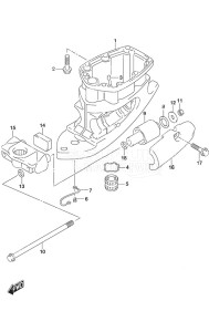 DF 140A drawing Drive Shaft Housing