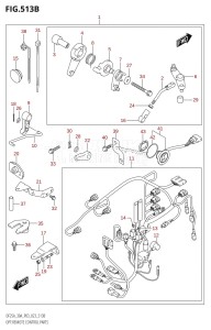 DF25A From 02504F-240001 (P03)  2022 drawing OPT:REMOTE CONTROL PARTS (DF25ATH,DF30ATH)