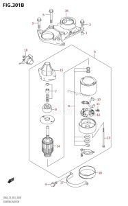 DF60 From 06001F-371001 (E03)  2003 drawing STARTING MOTOR (K1,K2,K3,K4,K5,K6,K7,K8,K9)