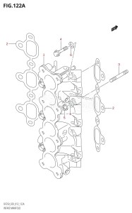 DF250ST From 25004F-210001 (E03)  2012 drawing INTAKE MANIFOLD