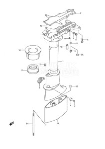 DF 6 drawing Drive Shaft Housing