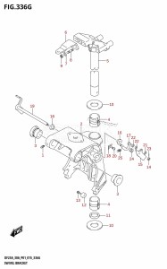 DF25A From 02504F-510001 (P01)  2015 drawing SWIVEL BRACKET (DF30AT:P01)