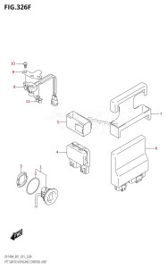 DF115AZ From 11503Z-510001 (E01 E40)  2015 drawing PTT SWITCH /​ ENGINE CONTROL UNIT (DF140AT:E01)