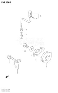 01503F-010001 (2010) 15hp P01-Gen. Export 1 (DF15K10  DF15RK10) DF15 drawing THROTTLE CONTROL (DF9.9:(K5,K6,K7,K8,K9),DF15:(K5,K6,K7,K8,K9,K10,011))