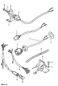 DT30 From 1001-308066 ()  1978 drawing ELECTRICAL (ELECTRIC STARTER TYPE)