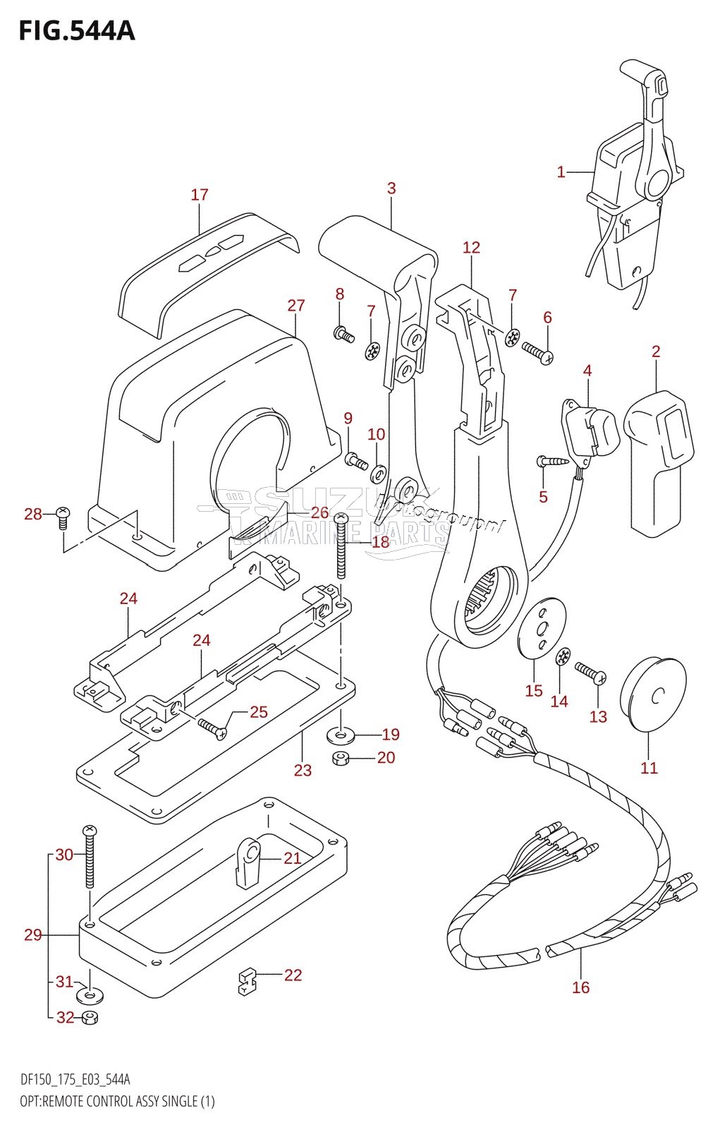 OPT:REMOTE CONTROL ASSY SINGLE (1)