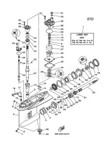 Z175GETOX drawing LOWER-CASING-x-DRIVE-1