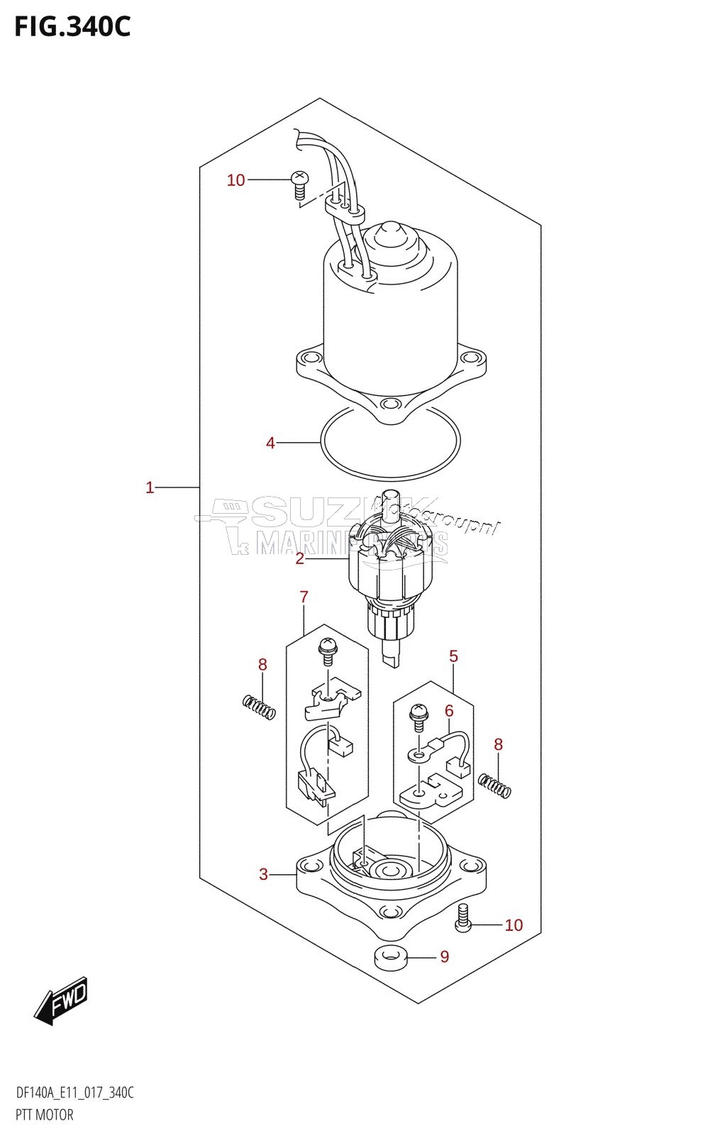 PTT MOTOR (DF115AT:E40)