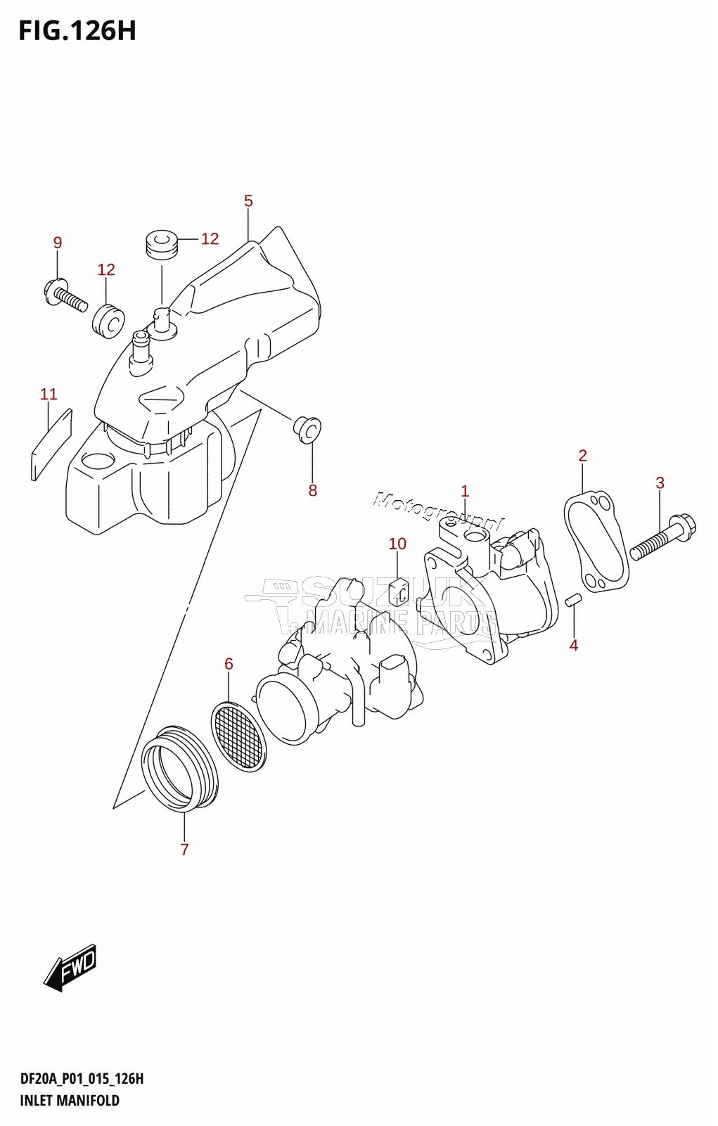 INLET MANIFOLD (DF20A:P40)