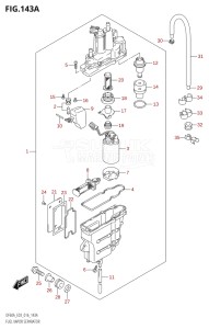 05004F-610001 (2016) 50hp E03-USA (DF50AVT) DF50A drawing FUEL VAPOR SEPARATOR