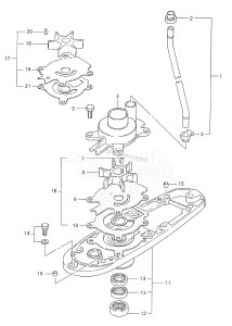 DT50 From 05004-651001 ()  1996 drawing WATER PUMP