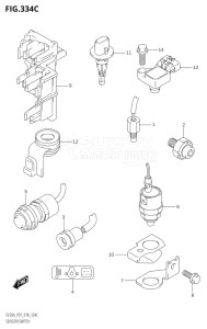 02002F-810001 (2018) 20hp P01 P40-Gen. Export 1 (DF20A  DF20AR  DF20AT  DF20ATH) DF20A drawing SENSOR / SWITCH (DF9.9BTH,DF20ATH)