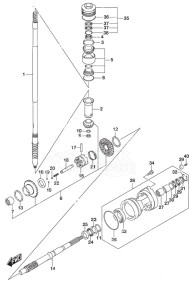 DF 250 drawing Transmission SS Model