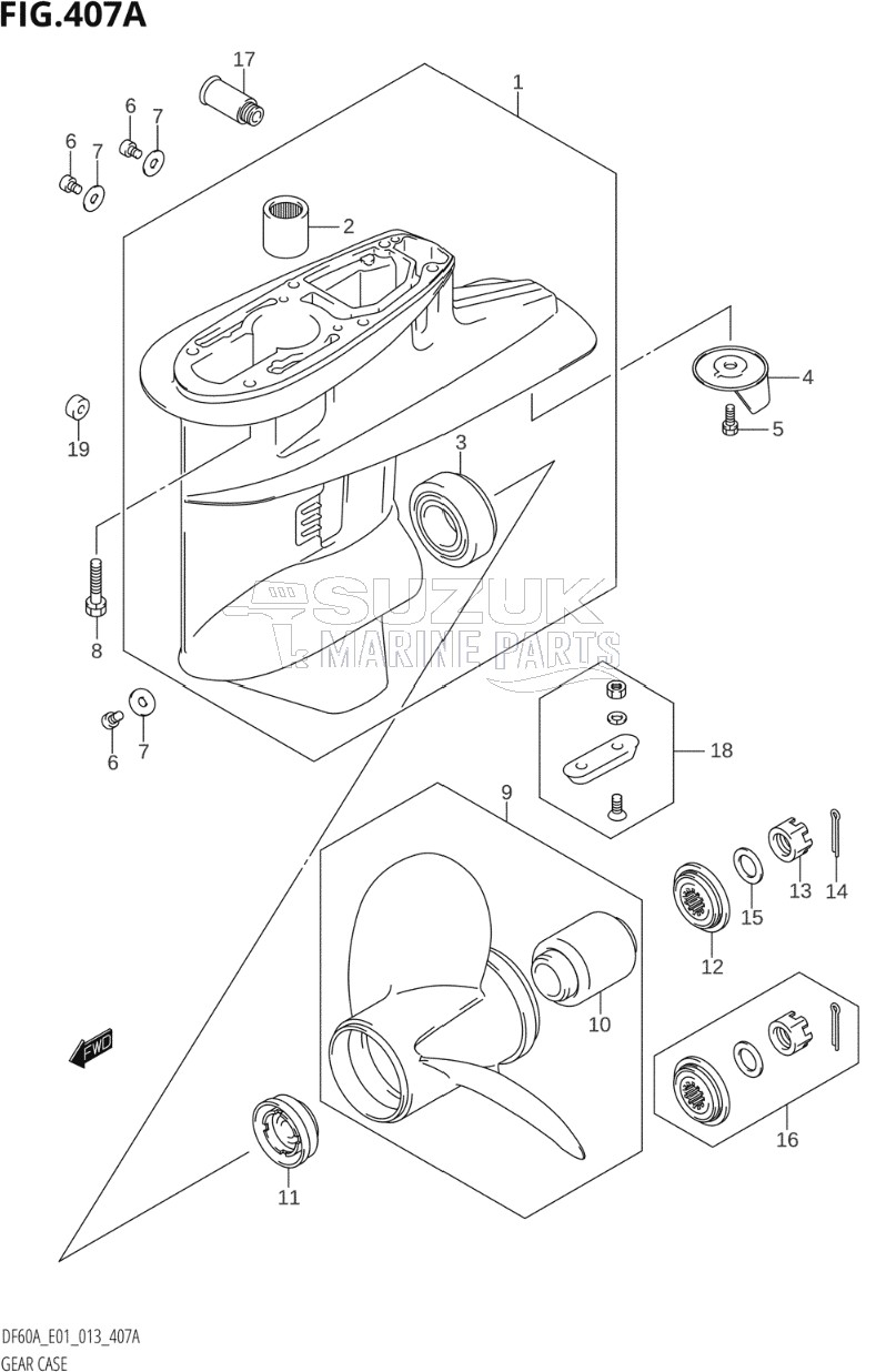 GEAR CASE (DF40A:E01)