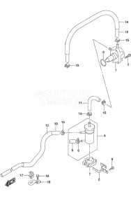 Outboard DF 70A drawing Fuel Pump