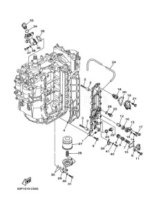 FL150AETX drawing CYLINDER-AND-CRANKCASE-3