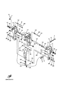 F25AET-NV drawing MOUNT-2