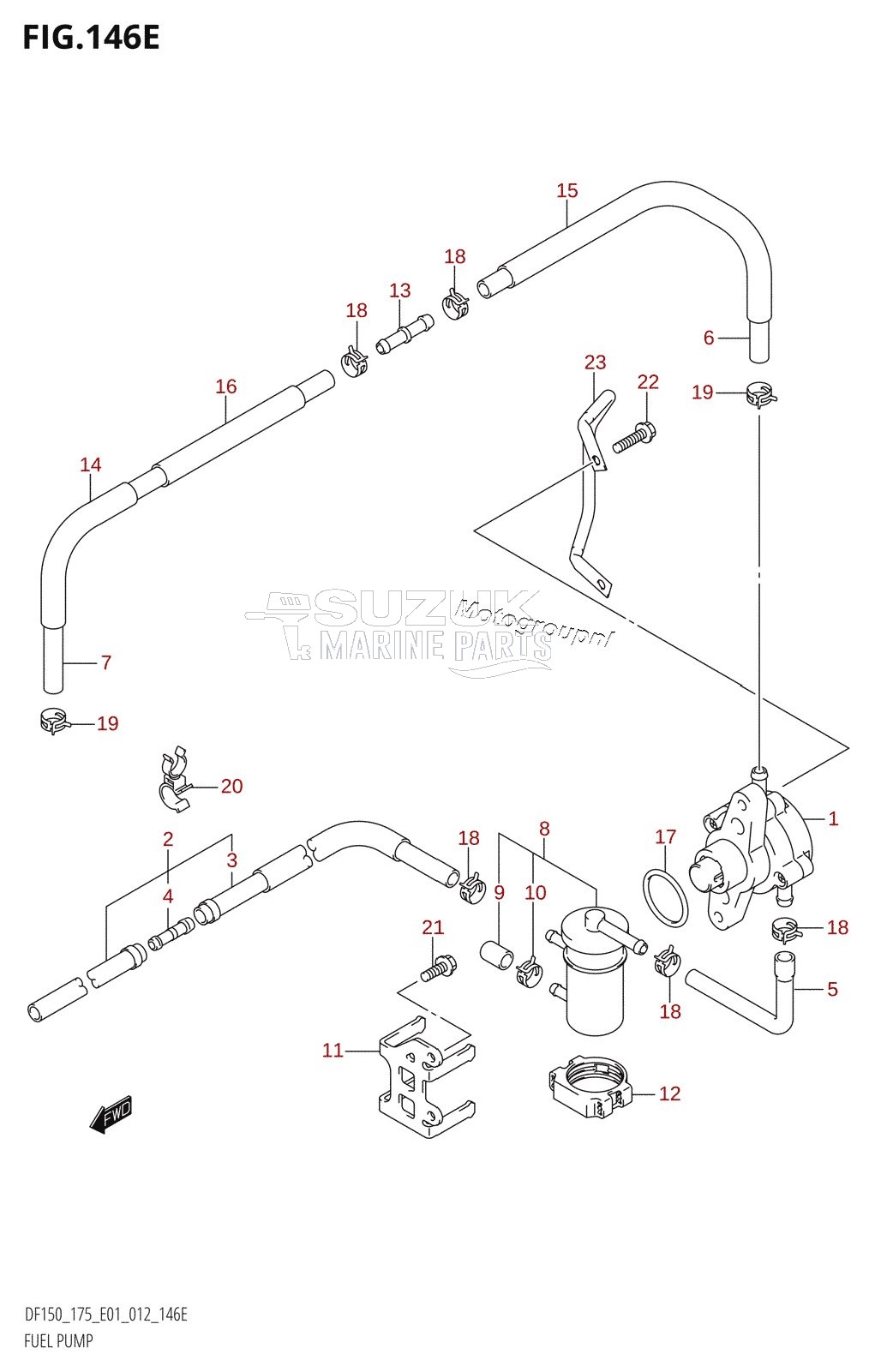 FUEL PUMP (DF175T:E01)