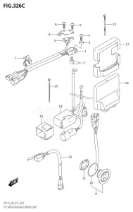 DF150ZG From 15002Z-510001 (E03)  2015 drawing PTT SWITCH /​ ENGINE CONTROL UNIT (DF150Z:E03)