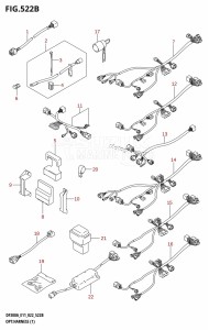 DF250A From 25003P-240001 (E11 E40)  2022 drawing OPT:HARNESS (1) (022)