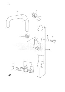 DF 60A drawing Fuel Injector