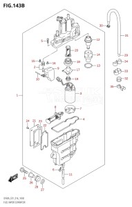 05004F-610001 (2016) 50hp E01-Gen. Export 1 (DF50AVT  DF50AVTH) DF50A drawing FUEL VAPOR SEPARATOR (DF40AQH:E01)