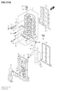 DF70A From 07003F-140001 (E11 E40)  2021 drawing CYLINDER HEAD ((DF70A,DF70ATH,DF80A,DF90A,DF90ATH):020)