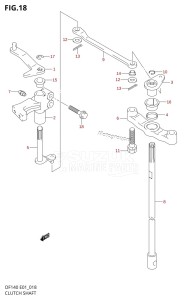 DF140 From 14002F-210001 (E01 E40)  2012 drawing CLUTCH SHAFT