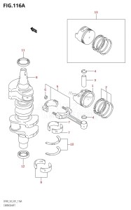 DF40 From 04001F-880001 (E01)  2008 drawing CRANKSHAFT