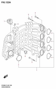 DF140BT From 14005F-440001 (E11 - E40)  2024 drawing INTAKE MANIFOLD