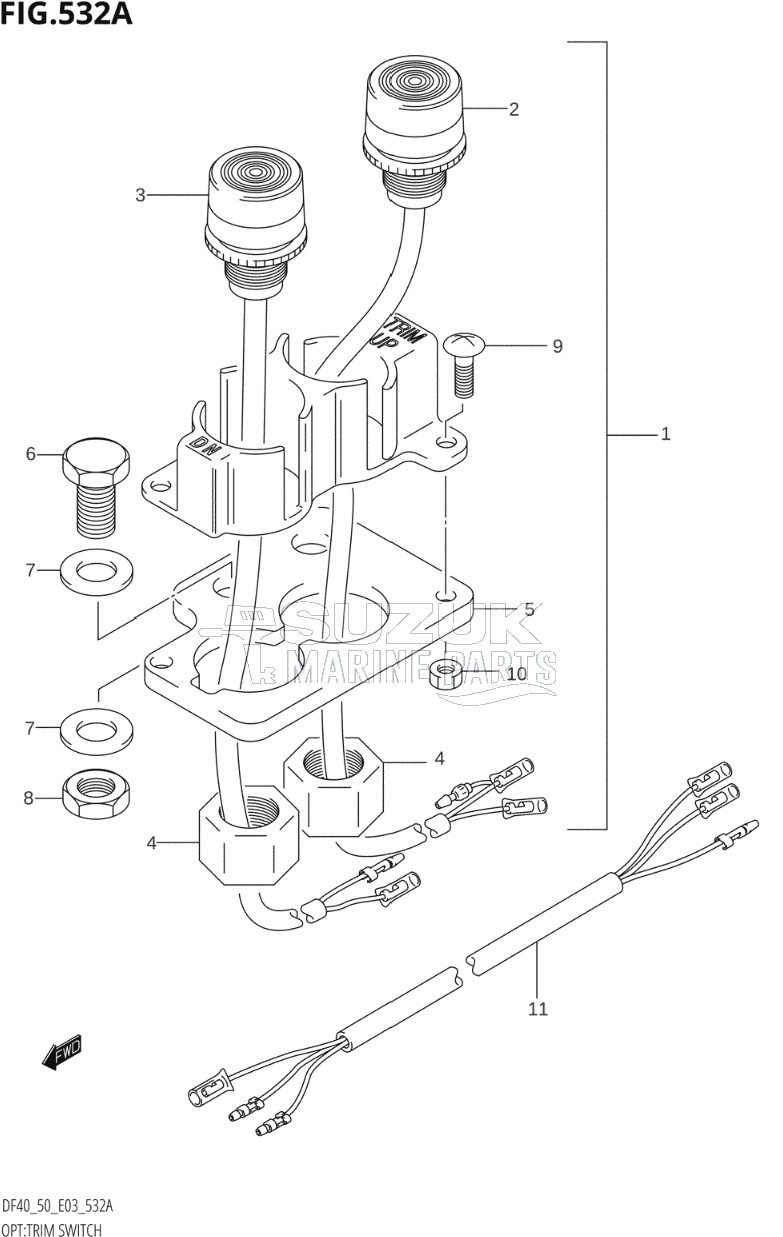 OPT:TRIM SWITCH (X,Y,K1,K2,K3,K4)