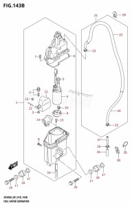 DF200AZ From 20003Z-810001 (E01 E40)  2018 drawing FUEL VAPOR SEPARATOR (E40)