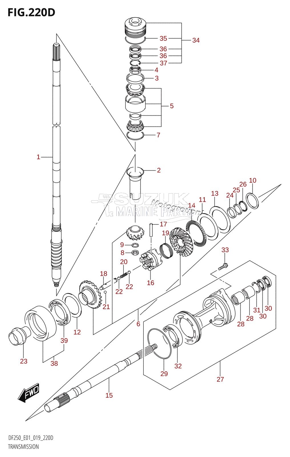 TRANSMISSION (DF200Z:E40)