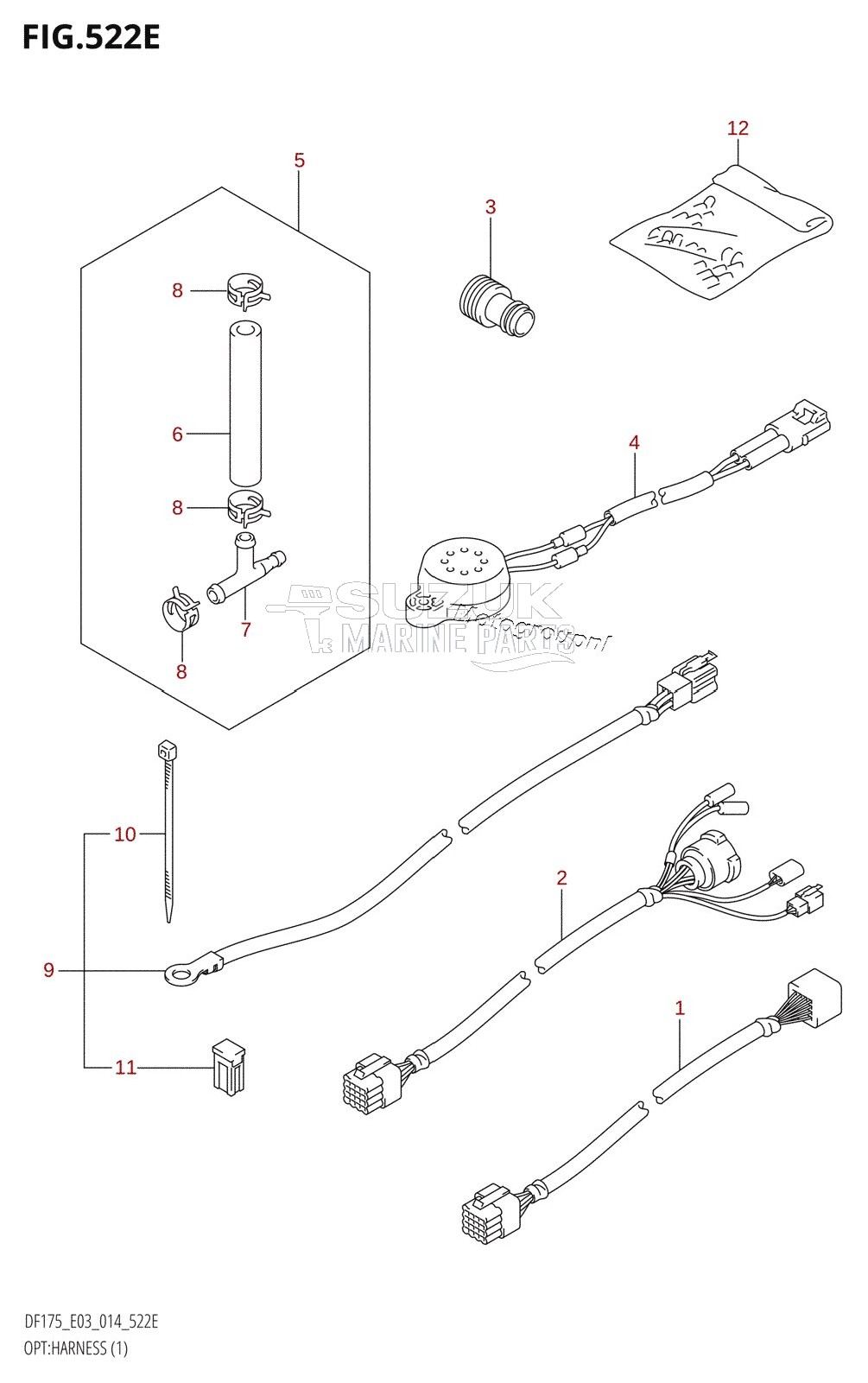 OPT:HARNESS (1) (DF175T:E03)