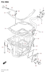 DF150Z From 15002Z-510001 (E03)  2015 drawing OIL PAN