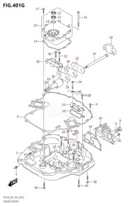 DF200 From 20002F-610001 (E01 E40)  2016 drawing ENGINE HOLDER (DF225Z:E01)