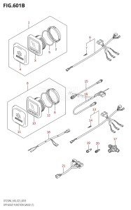 DF250 From 25005F-240001 (E40)  2022 drawing OPT:MULTI FUNCTION GAUGE (1) (022,023)