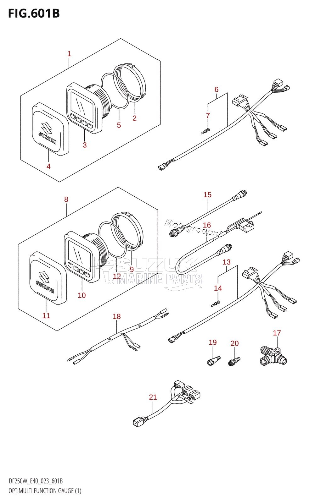 OPT:MULTI FUNCTION GAUGE (1) (022,023)