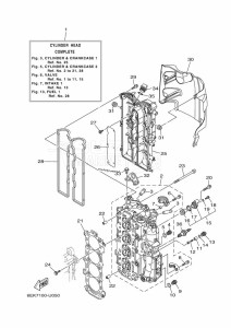 FL115B drawing CYLINDER--CRANKCASE-2