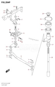 DF150 From 15002F-410001 (E01 E40)  2014 drawing CLUTCH SHAFT (DF175Z:E40)