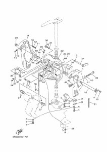 150AETX drawing FRONT-FAIRING-BRACKET