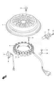 Outboard DF 150 drawing Magneto