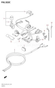 DF9.9A From 00994F-310001 (P03)  2013 drawing HARNESS (DF9.9A:P03)